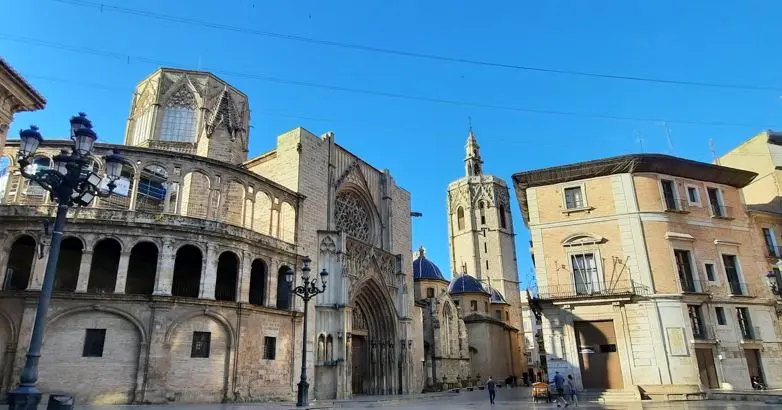 Casco antiguo de Valencia (Plaza de la Virgen)