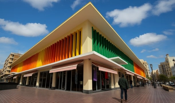 Exterior del Mercado de Ruzada de Valencia