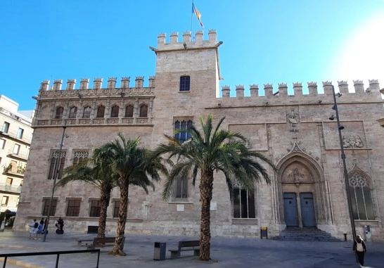 Exterior de la Lonja de la Seda de Valencia