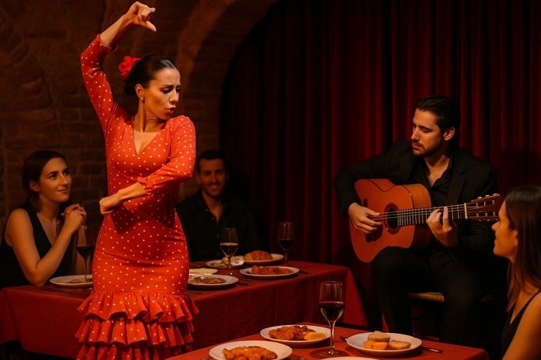 espectáculo flamenco con cena incluida